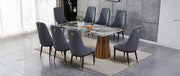 ED-2 Marble Dining Table & 8 Chairs